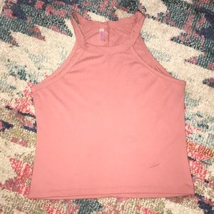 Mauve Pink Crop Top